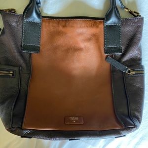 Fossil Colorblock Vintage Looking Purse
